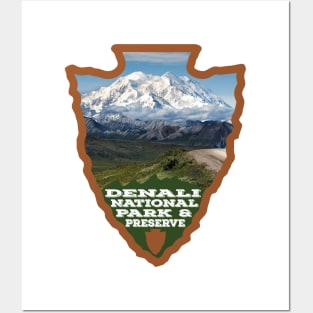 Denali National Park & Preserve arrowhead Posters and Art